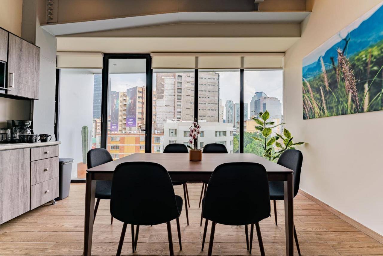 Roma Norte Apartments By Vh Mexico City Exteriör bild
